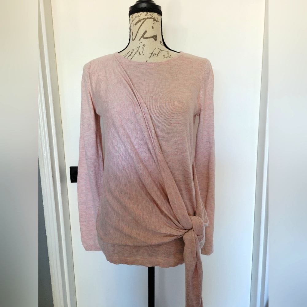 NWT Pink A New Day Soft Front Knot Sweater size S